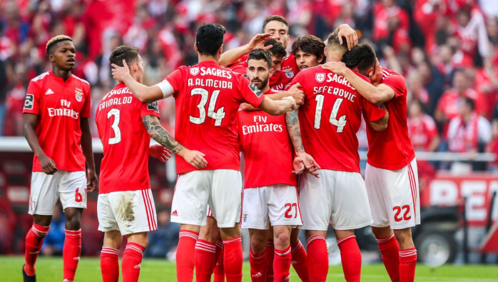 El Benfica, de celebración