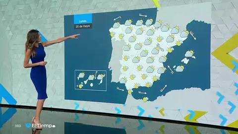La lluvia se el lunes al norte peninsular y se recuperan los termómetros La lluvia se el lunes al norte peninsular y se recuperan los termómetros