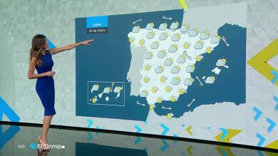 La lluvia se limita el lunes al norte peninsular y se recuperan los termómetros