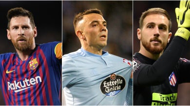 Lionel Messi, Iago Aspas y Jan Oblak, los grandes triunfadores de la Liga 2018-19