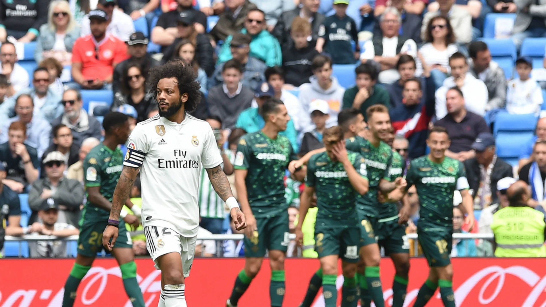 Marcelo, en un gol del Betis Marcelo, en un gol del Betis