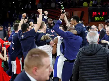 Los jugadores del CSKA celebran la Euroliga Los jugadores del CSKA celebran la Euroliga