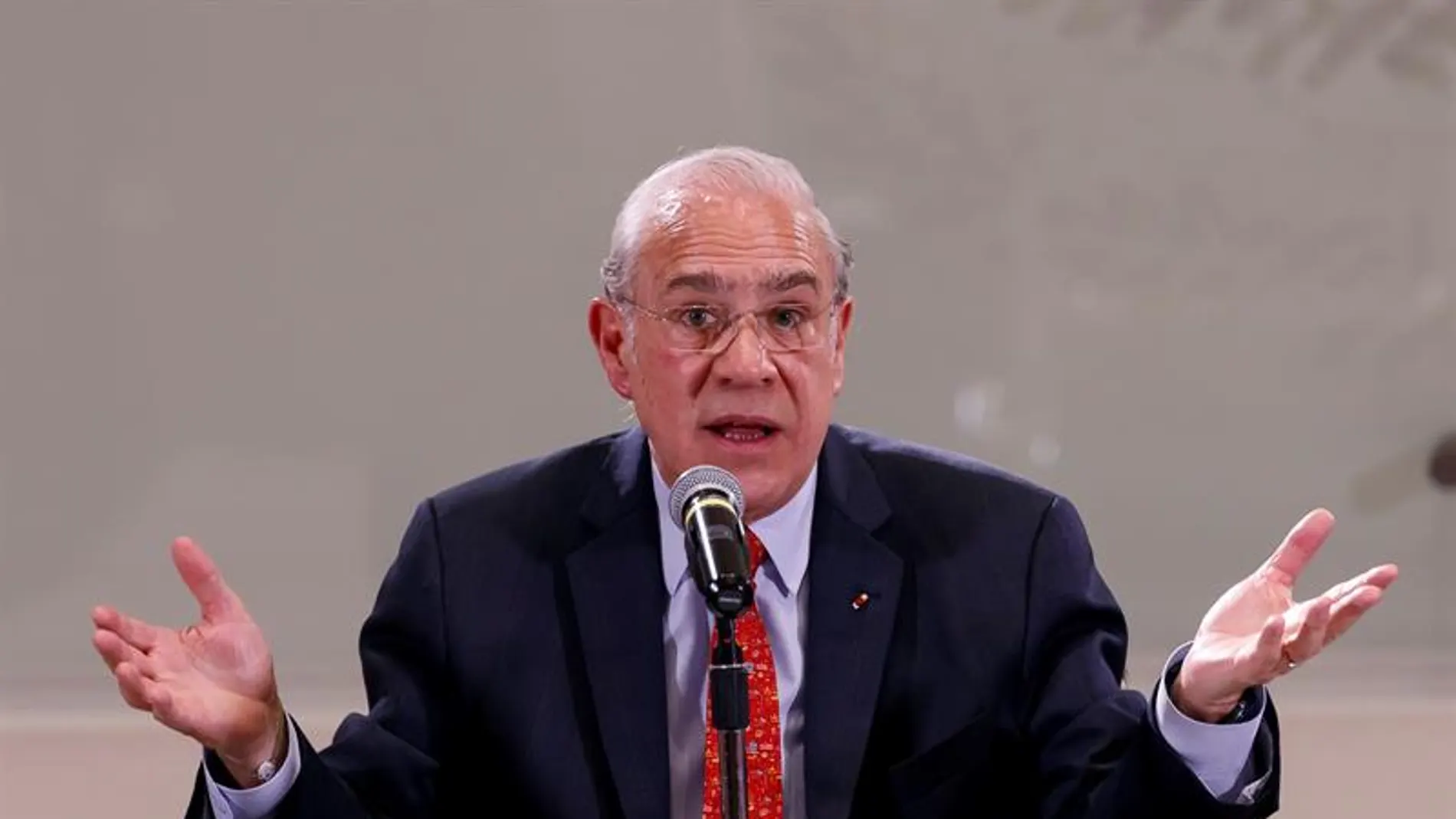 El secretario general de la Organización para la Cooperación y el Desarrollo Económicos (OCDE), José Ángel Gurría El secretario general de la Organización para la Cooperación y el Desarrollo Económicos (OCDE), José Ángel Gurría