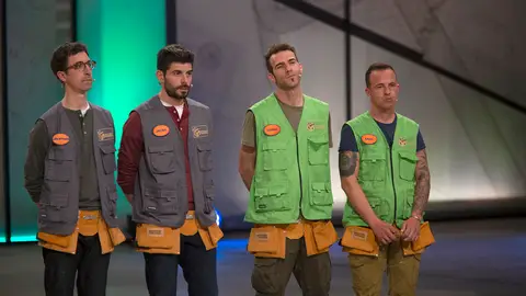 Raúl y Chano o Javier y Jonathan, la decisión del jurado sobre qué pareja debe abandonar ‘Masters de la reforma’ Raúl y Chano o Javier y Jonathan, la decisión del jurado sobre qué pareja debe abandonar ‘Masters de la reforma’