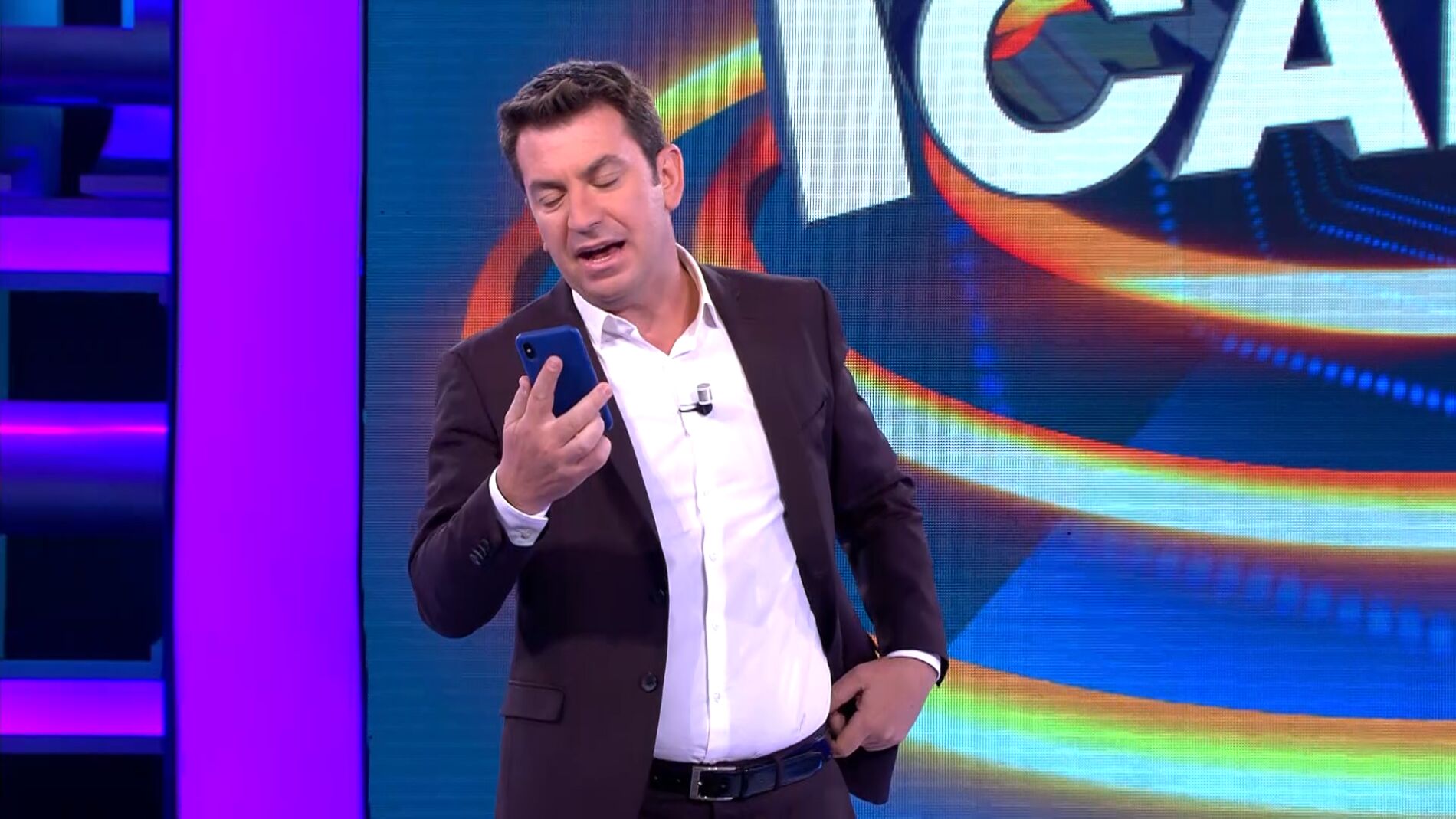 El tenso mensaje para Arturo Valls de su mujer en &lsquo;&iexcl;Ahora caigo!&rsquo;