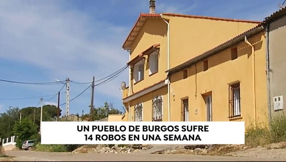 Un pueblo de Burgos sufre catorce robos en menos de una semana