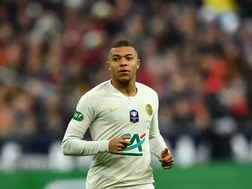 Mbappé, durante un partido con el PSG Mbappé, durante un partido con el PSG