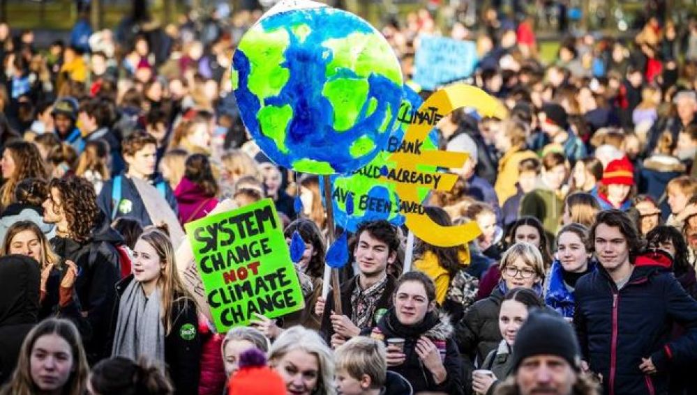Jóvenes contra el cambio climático