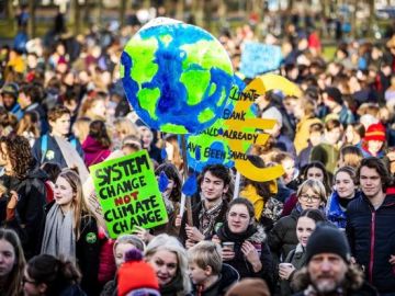 Jóvenes contra el cambio climático