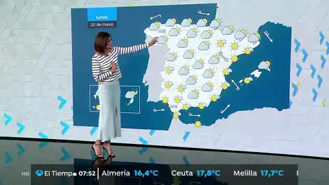 Semana cálida con subida progresiva de las temperaturas y lluvias dispersas LA PREVISIÓN DEL TIEMPO