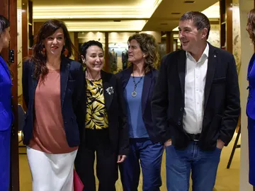 Los líderes de EH Bildu Los líderes de EH Bildu