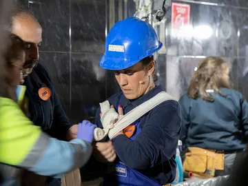 Las lágrimas de impotencia de Iratxe al lesionarse y dejar a su equipo bajo mínimos Las lágrimas de impotencia de Iratxe al lesionarse y dejar a su equipo bajo mínimos
