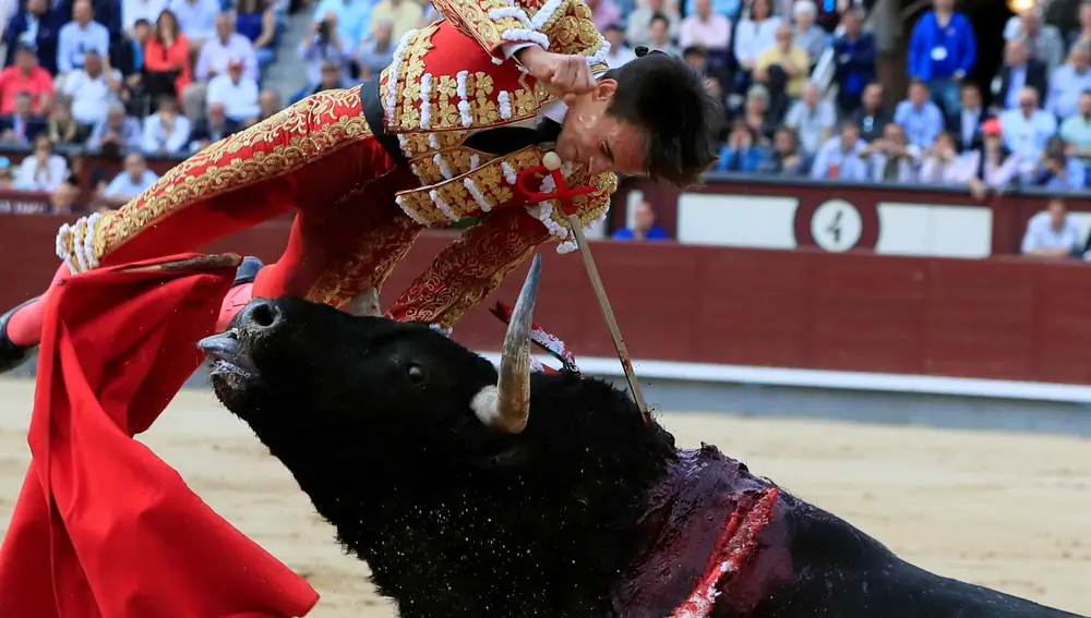 El torero Gonzalo Caballero tiene que ser operado de urgencia por una grave cogida en Las Ventas