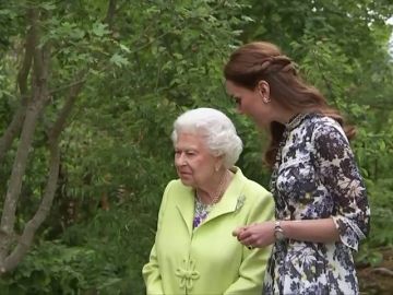 La Reina Isabel II invitada especial en los jardines de cuento de Kate Middleton