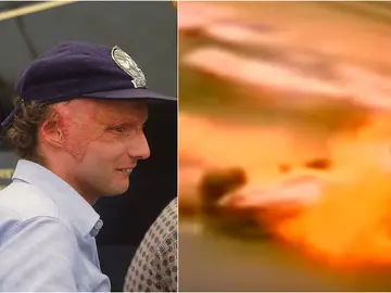 El accidente de Niki Lauda en el GP de Alemania de 1976 El accidente de Niki Lauda en el GP de Alemania de 1976