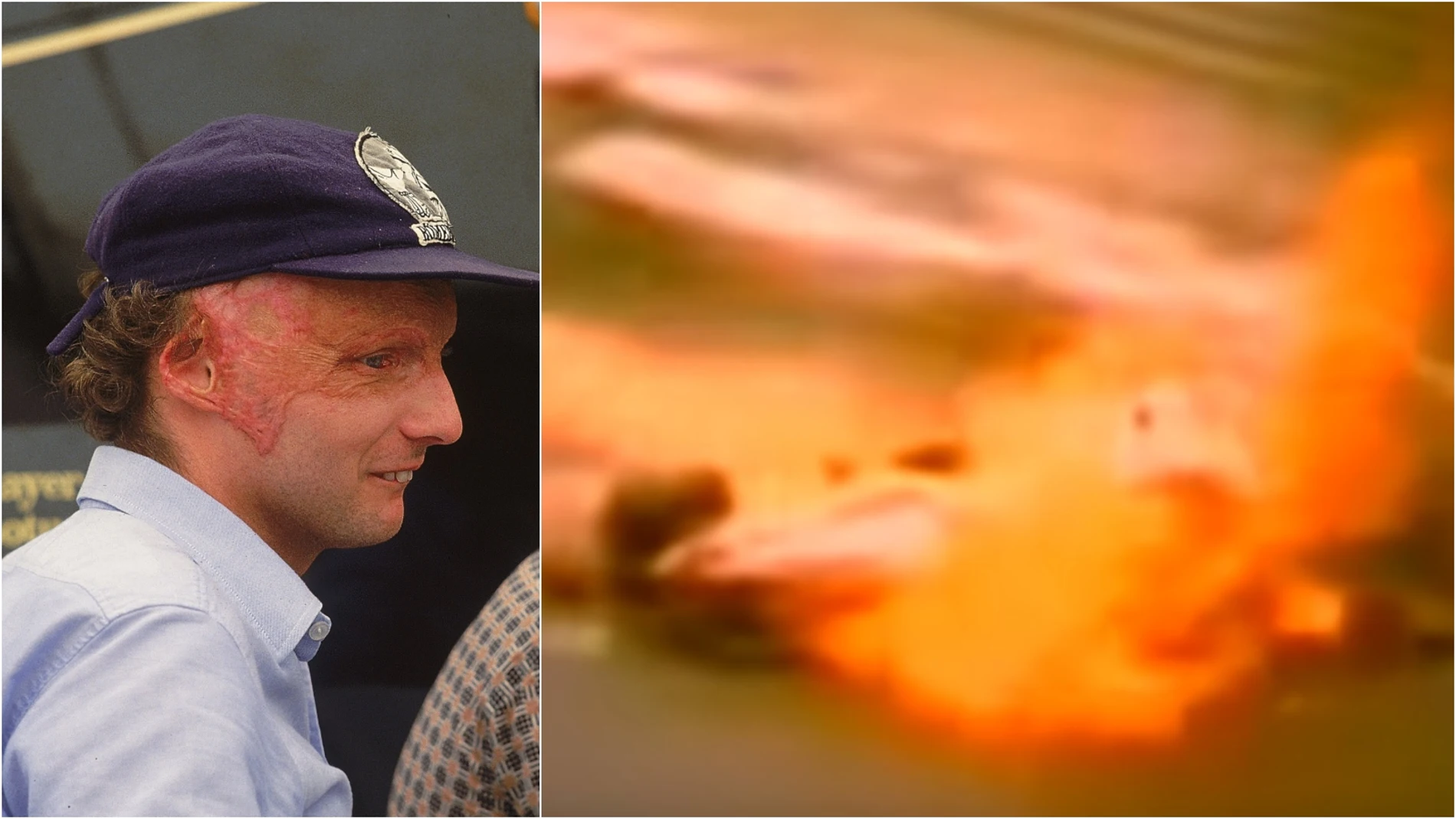 El accidente de Niki Lauda en el GP de Alemania de 1976 El accidente de Niki Lauda en el GP de Alemania de 1976
