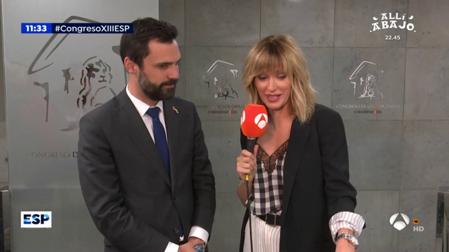 Torrent, sobre el saludo entre S&aacute;nchez y Junqueras: "Limitan las im&aacute;genes que salen del hemiciclo"