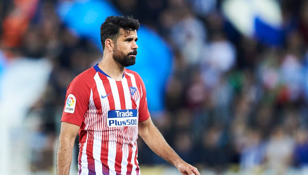 Diego Costa, durante un partido con el Atlético de Madrid
