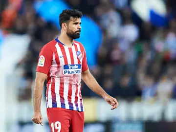Diego Costa, durante un partido con el Atlético de Madrid Diego Costa, durante un partido con el Atlético de Madrid