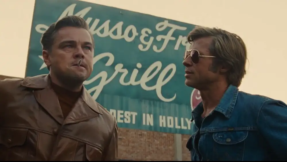 Leonardo DiCaprio y Brad Pitt en 'Once Upon a Time in Hollywood'
