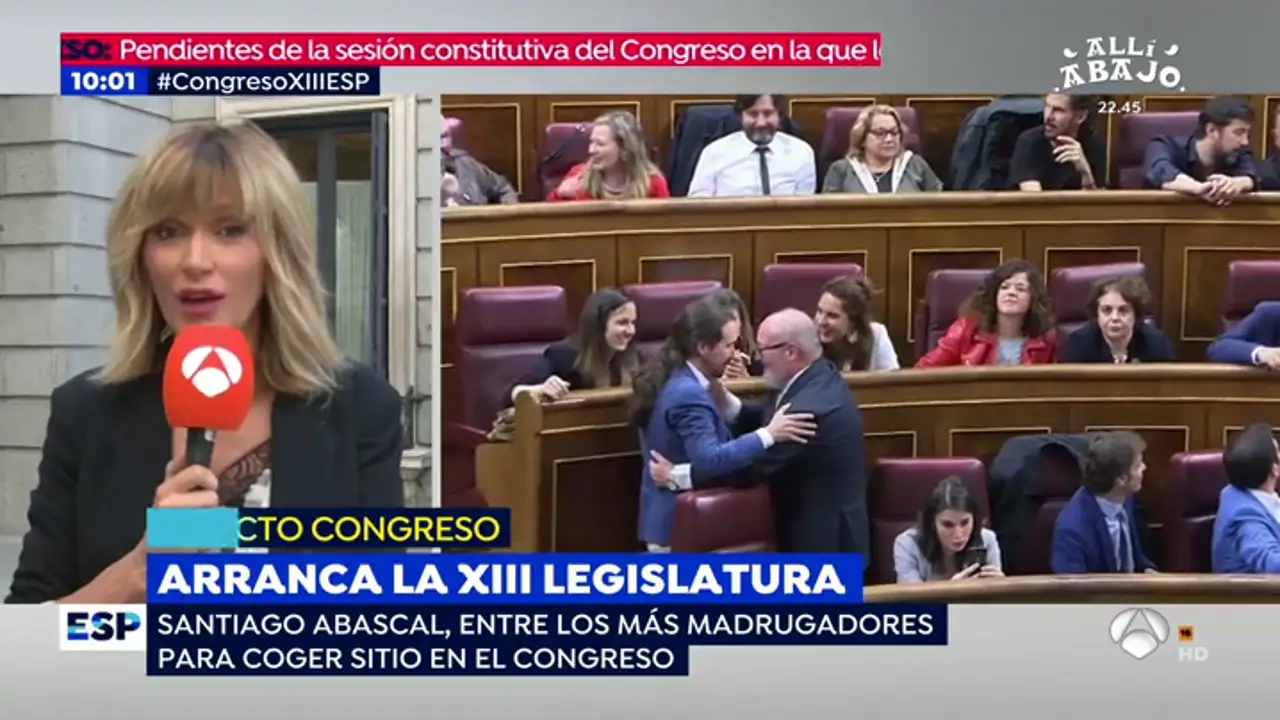 El 'juego de tronos' de Vox en el Congreso: "No se han movido ni para ir al baño"