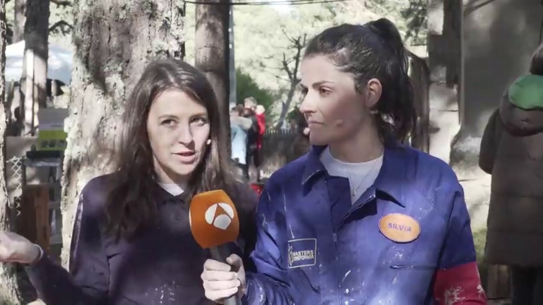 Silvia y Maite, encantadas con la visita de Estrella Salietti: "Ama el caos, así que está en el sitio perfecto"