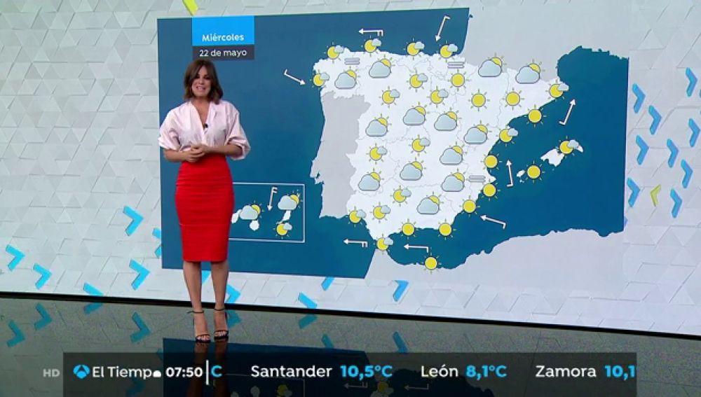 Cielos despejados y aumento de temperaturas generalizado