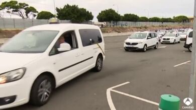 Los taxistas se ponen en huelga