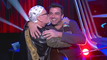 Toni Mateos, bater&iacute;a de 'La Voz Senior', emocionado por reencontrase con Frank Mercader