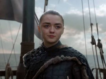 Maisie Williams como Arya Stark en el final de 'Juego de Tronos'