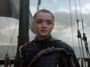 Maisie Williams como Arya Stark en el final de 'Juego de Tronos' Maisie Williams como Arya Stark en el final de 'Juego de Tronos'