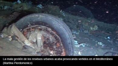 Coches, cocinas y plásticos en el fondo del Mediterráneo 