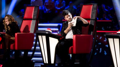 El divertido mapa de España dibujado por Pablo López en 'La Voz Senior'