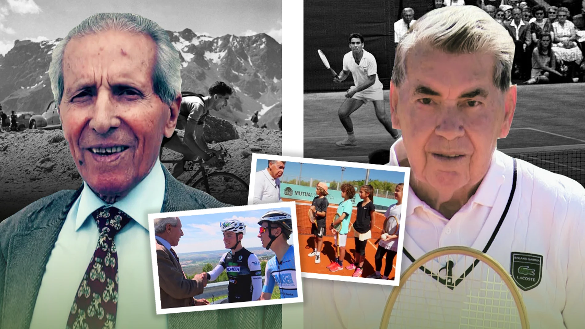 La lección de Manolo Santana y Martín Bahamontes a los más jóvenes: así han cambiado el tenis y el ciclismo desde los 60