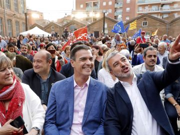 Pedro Sánchez, en un acto en Barcelona Pedro Sánchez, en un acto en Barcelona