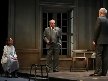 Los actores Malena Gutiérrez, Emilio Gutiérrez Caba y Carlos Hipólito Los actores Malena Gutiérrez, Emilio Gutiérrez Caba y Carlos Hipólito