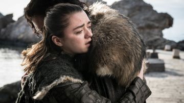 Arya y Jon en el final de 'Juego de Tronos'