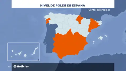 El polen inunda España El polen inunda España