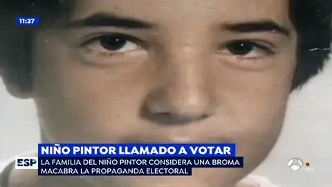 El niño pintor llamado a votar pintor