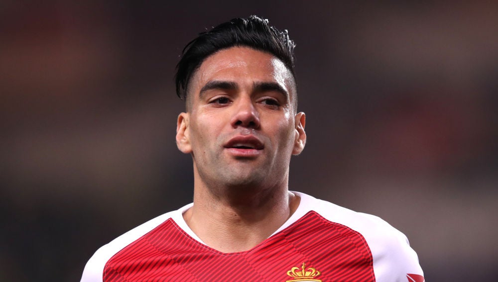 Falcao durante un partido con el Mónaco