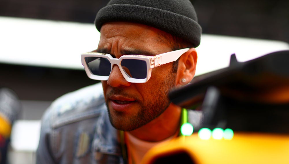 Dani Alves durante su Gran Premio de España