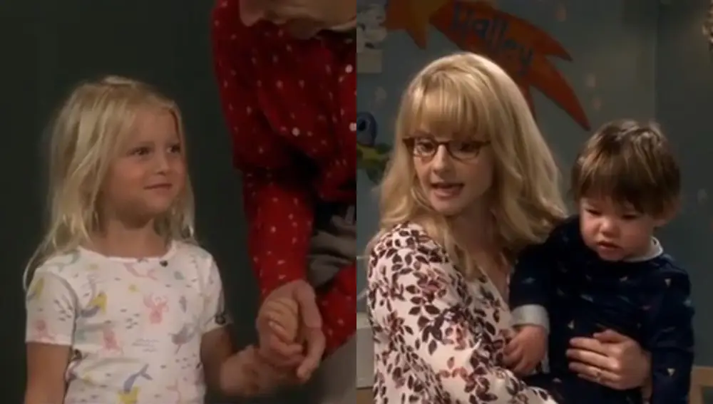 Los hijos Howard y Bernadette en el final de 'The Big Bang Theory'