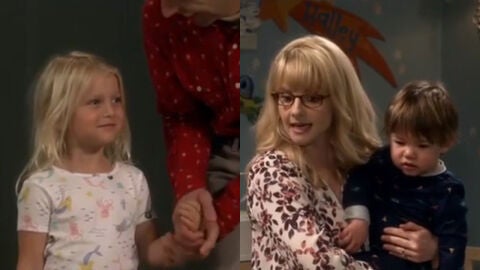 Los hijos Howard y Bernadette en el final de 'The Big Bang Theory'