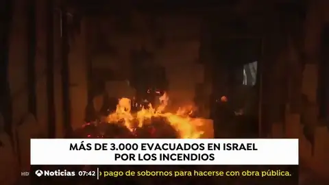 Incendios en Israel incendio