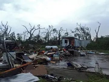 Imagen cedida este jueves por la Agencia Estatal de Manejo de Emergencias de Misuri Imagen cedida este jueves por la Agencia Estatal de Manejo de Emergencias de Misuri