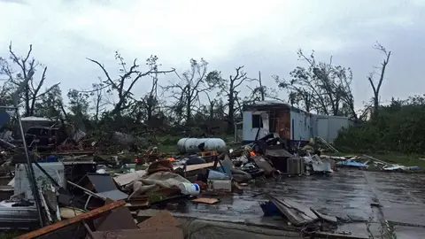 Imagen cedida este jueves por la Agencia Estatal de Manejo de Emergencias de Misuri Imagen cedida este jueves por la Agencia Estatal de Manejo de Emergencias de Misuri