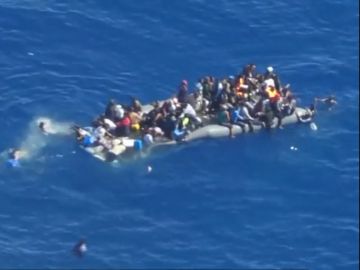 Los inmigrantes rescatados en aguas del Mediterráneo