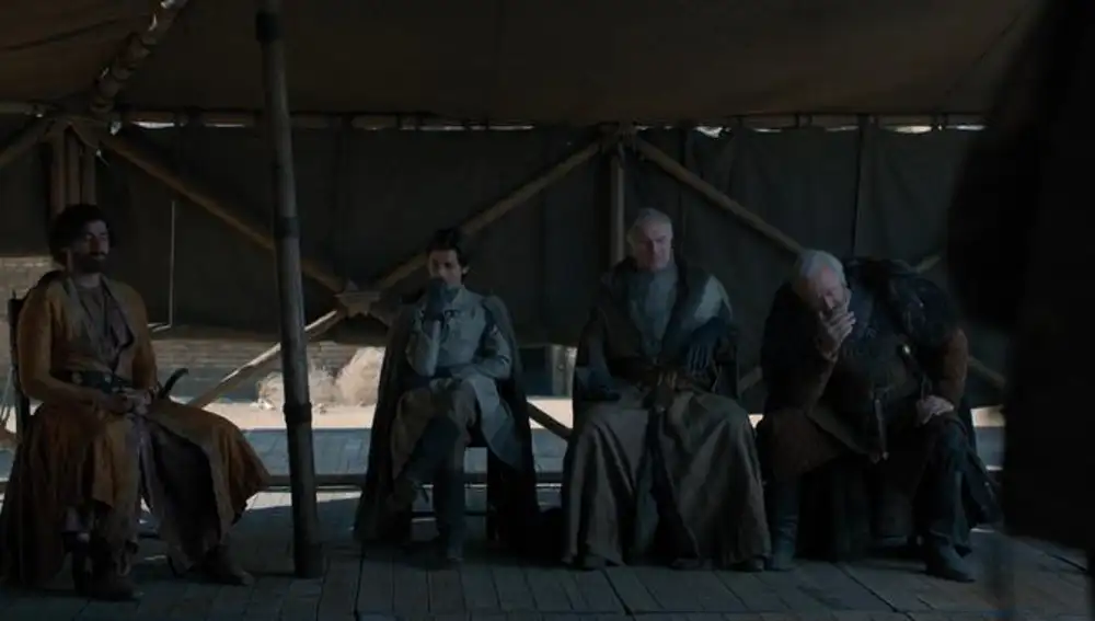 La Casa Arryn en el Gran Consejo del último episodio de 'Juego de Tronos'