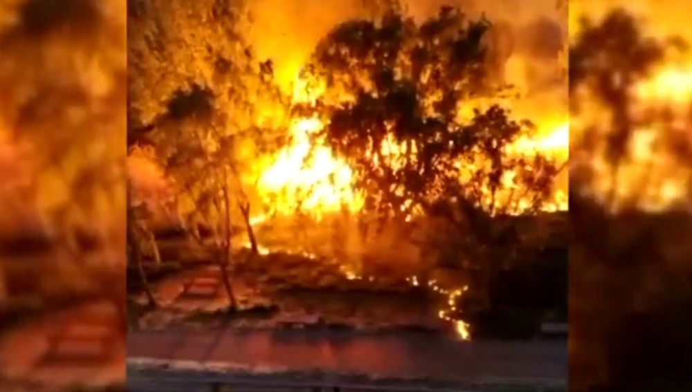 Incendio en Palencia