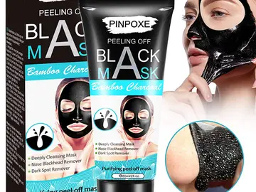 PINPOXE Máscara Exfoliante con Carbón de Bambú PINPOXE Máscara Exfoliante con Carbón de Bambú